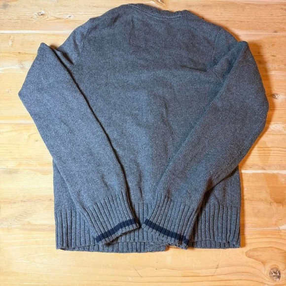 Abercrombie & Fitch gray cardigan sweater Men's Small - Picture 6 of 6
